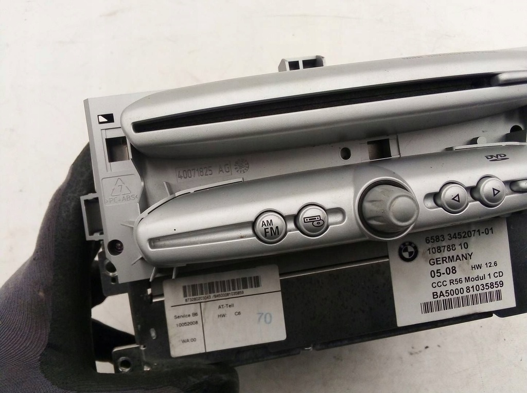 фото №2, Mini one - cooper clubman r55 2008 65833452071 радіо