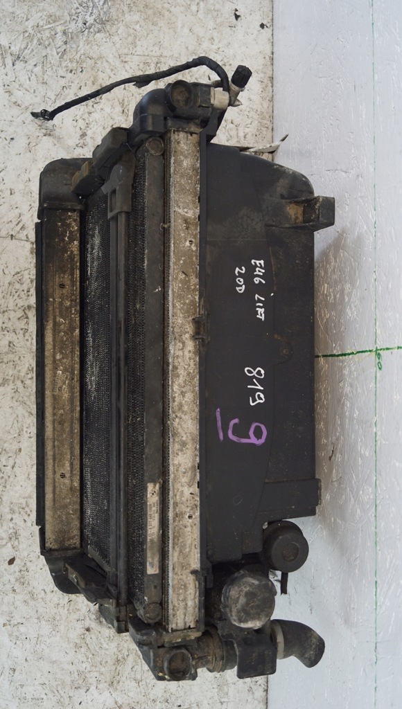 фото №8, Bmw e46 lift комплект радиатор вентилятор 2.0d