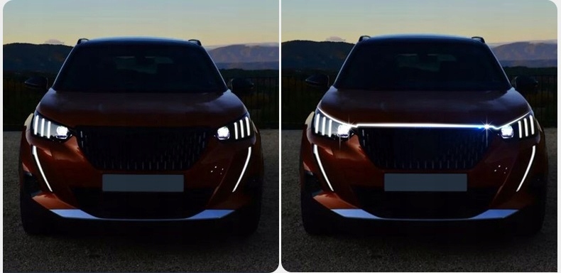 фото №4, Еластичний світло денні pod капот drl led стрічка ремінь капот wow 200cm