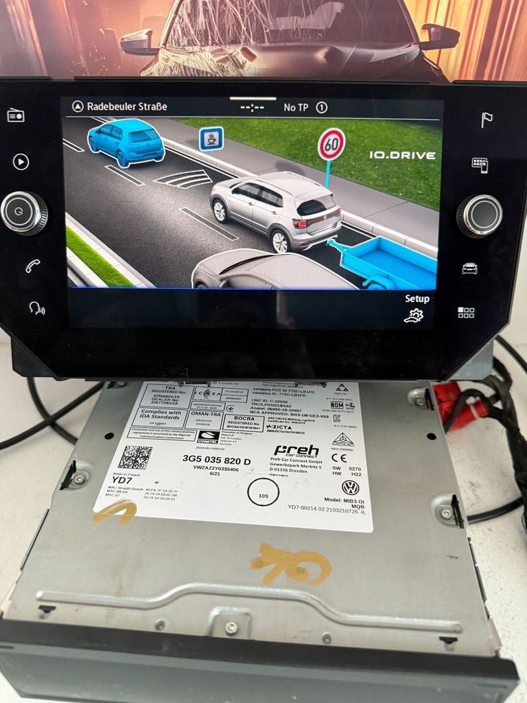 фото №7, Vw passat tiguan t-roc навігація радіо мультимедіа mib3 3g5035820d