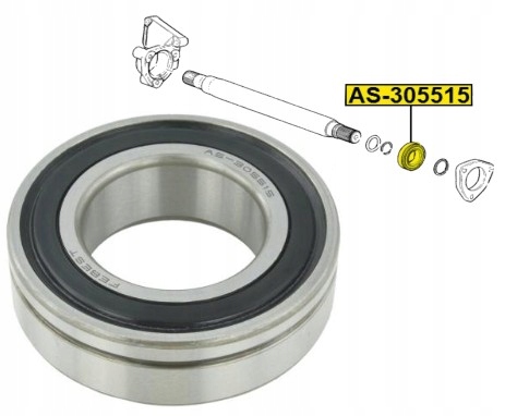 фото №1, Подшипник опоры полуось 30x55x15 opel chevrolet mercedes