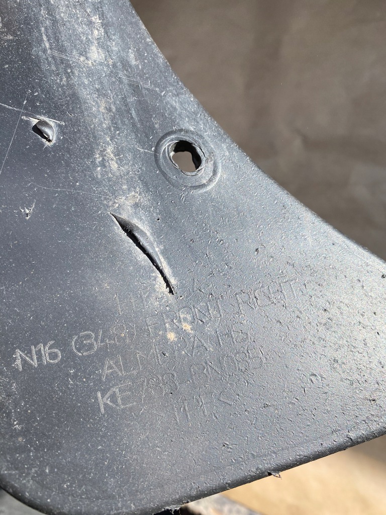 фото №5, Nissan almera n16 5d брызговик правый задняя