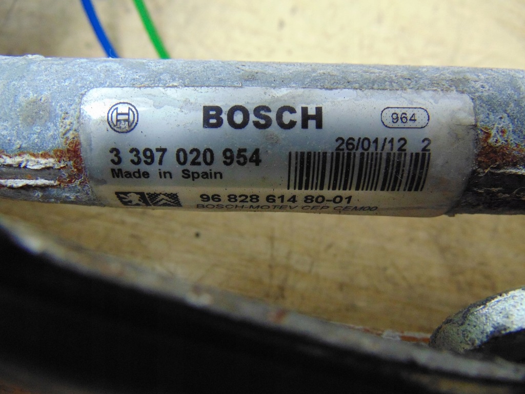 фото №14, Механизм двигатель дворник citroen berlingo iii