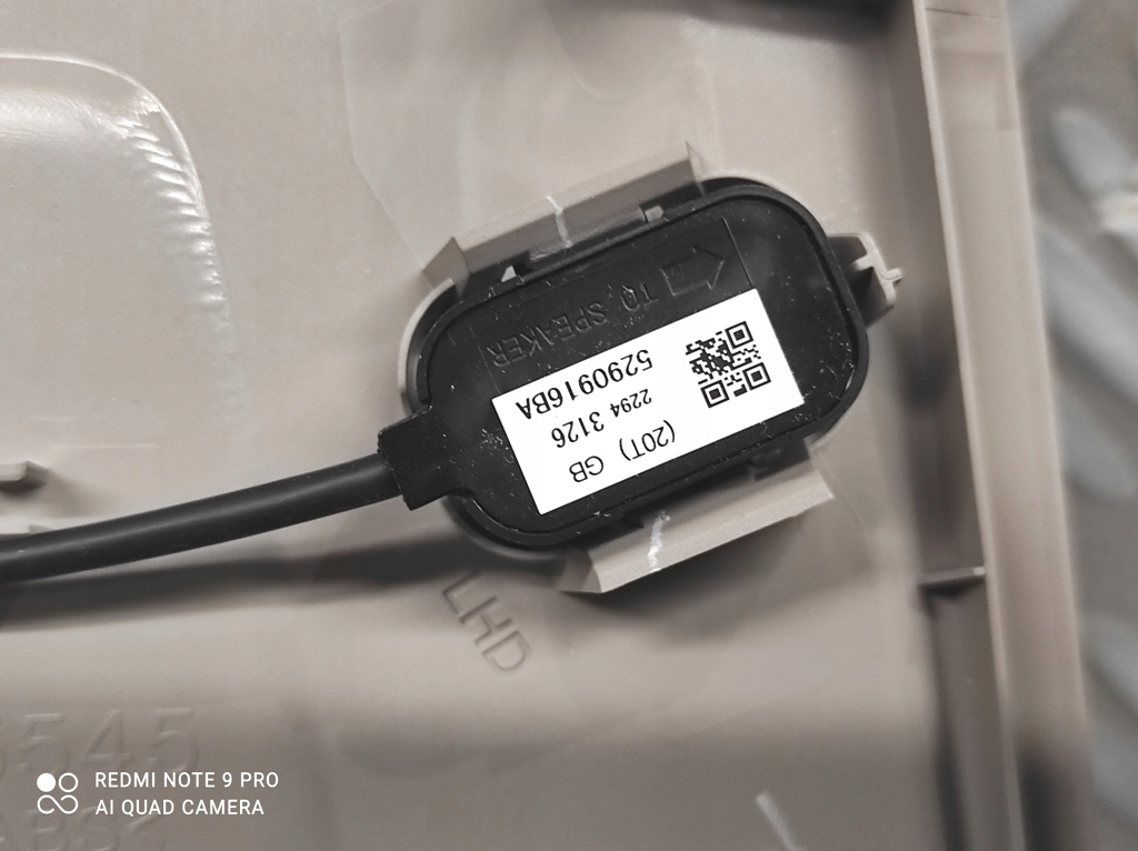 фото №13, Лампа освещение кабины потолочный 13415545 opel astra k v