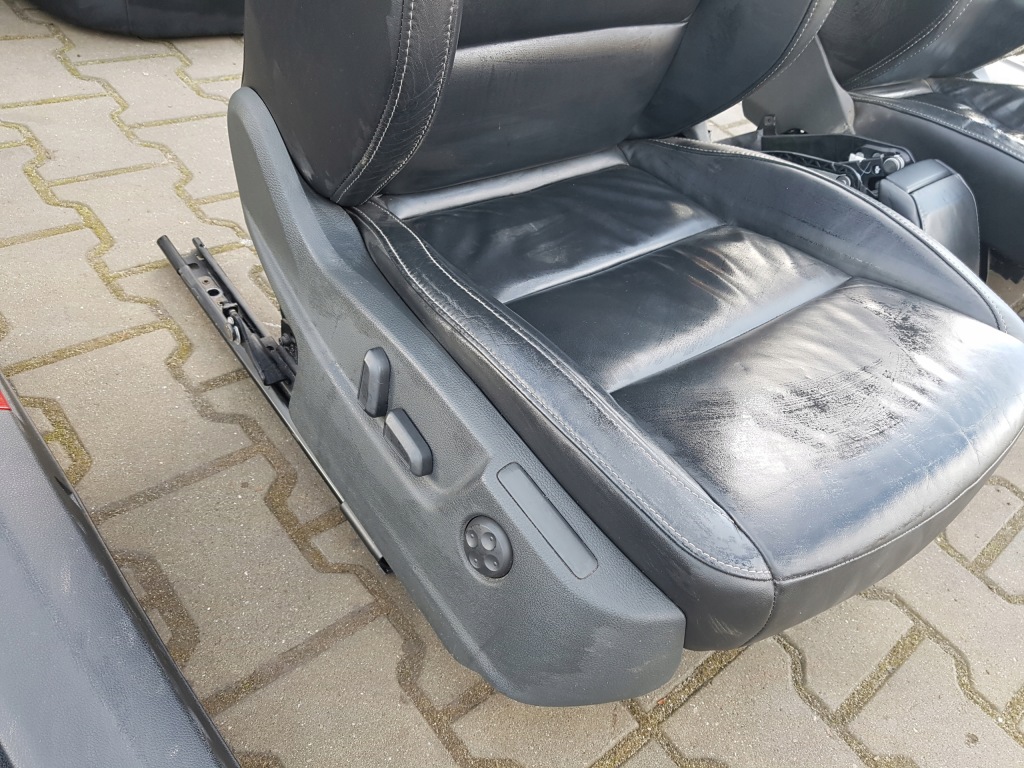 фото №6, Skoda superb 2 ii 08r- kombi сиденья кожаный заднее сиденье