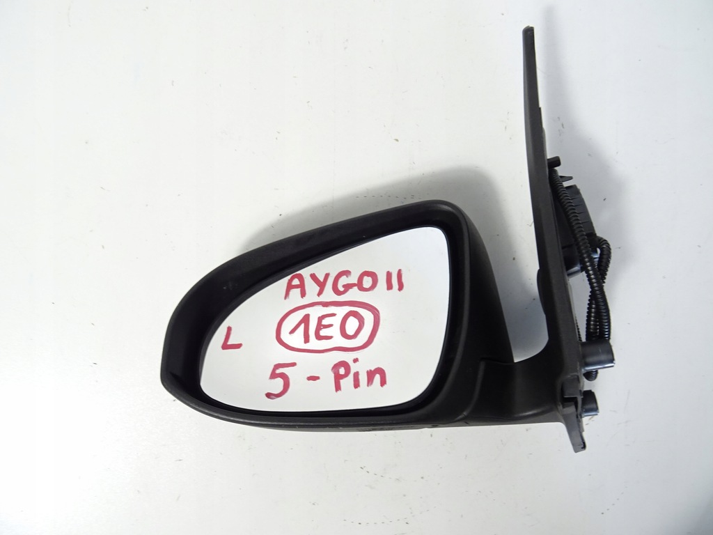 фото №11, Toyota aygo ii зеркало левая 1e0 5pin