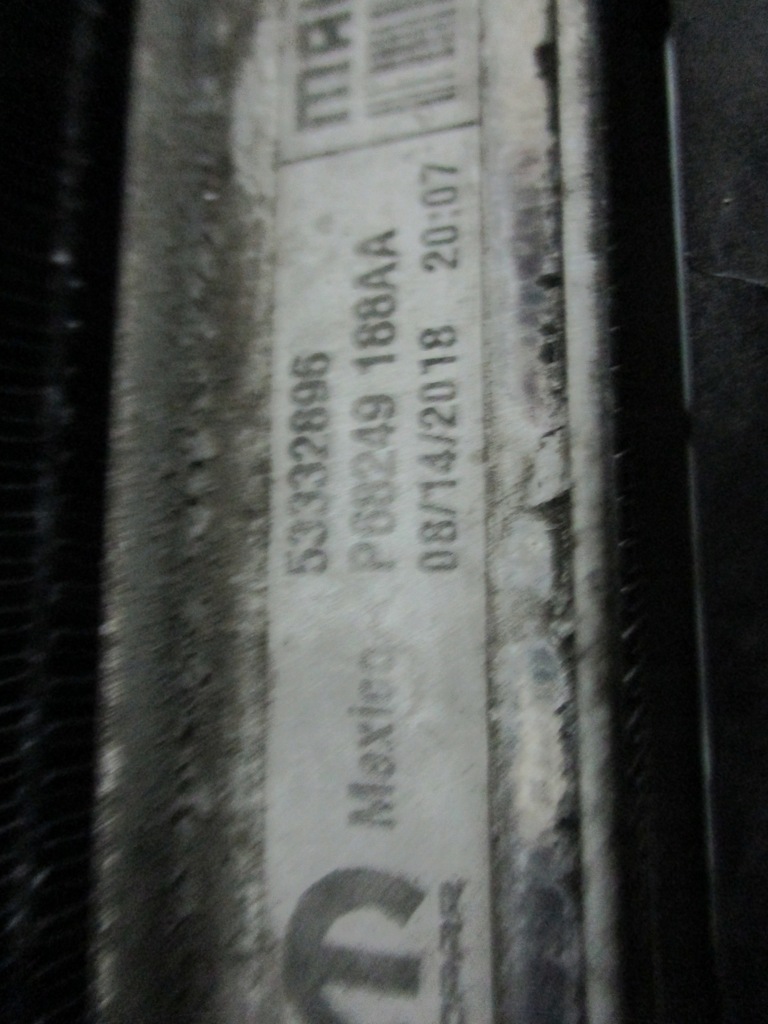 фото №7, Комплект радіатор вентилятор jeep compass ii 2,0 mjtd 17r- 68249186ac