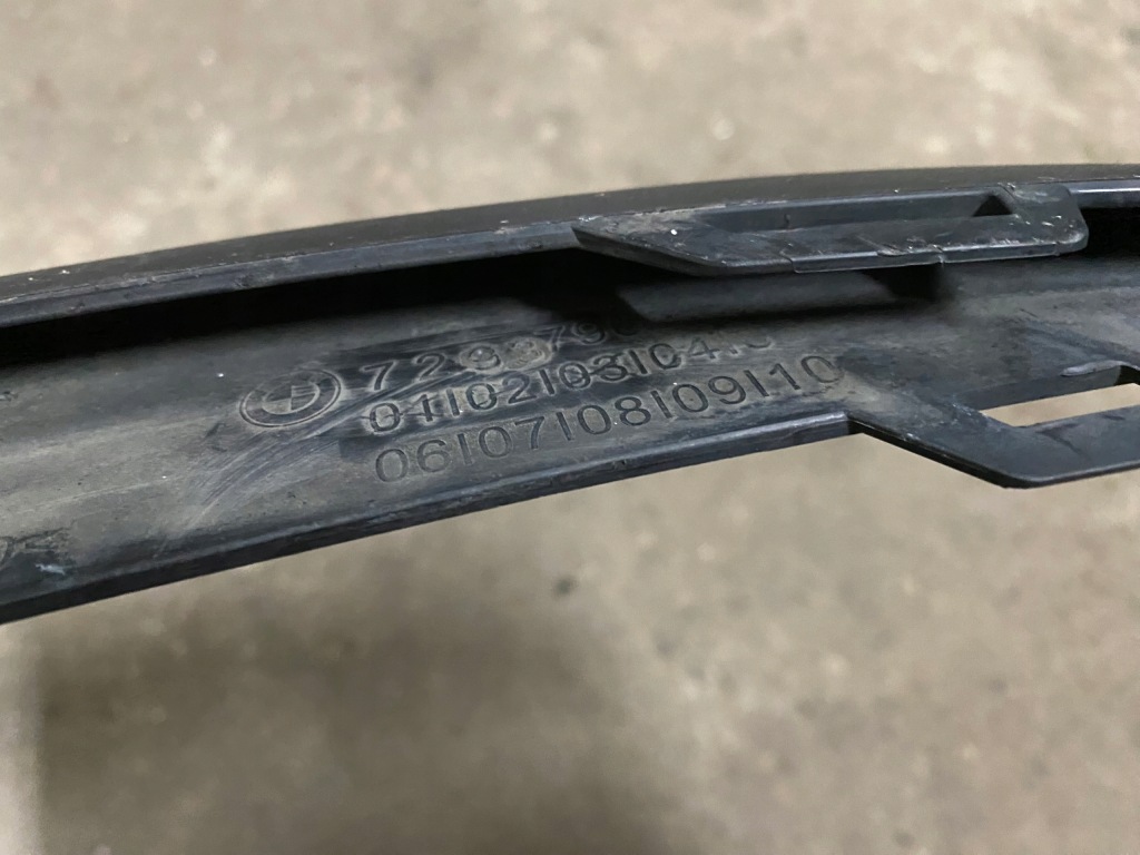 фото №12, Bmw 3 gt f34 накладка молдинг бампера ліва 7293795 оригінал