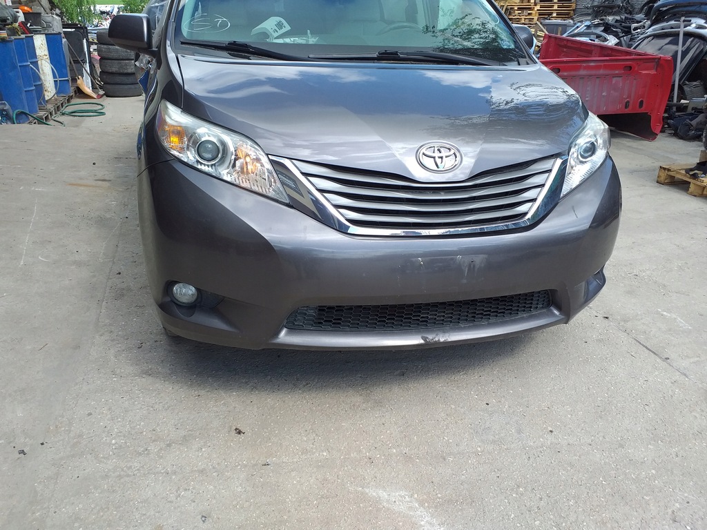 фото №6, Toyota sienna kompletny перед бампер капот pas передній радіатор крила