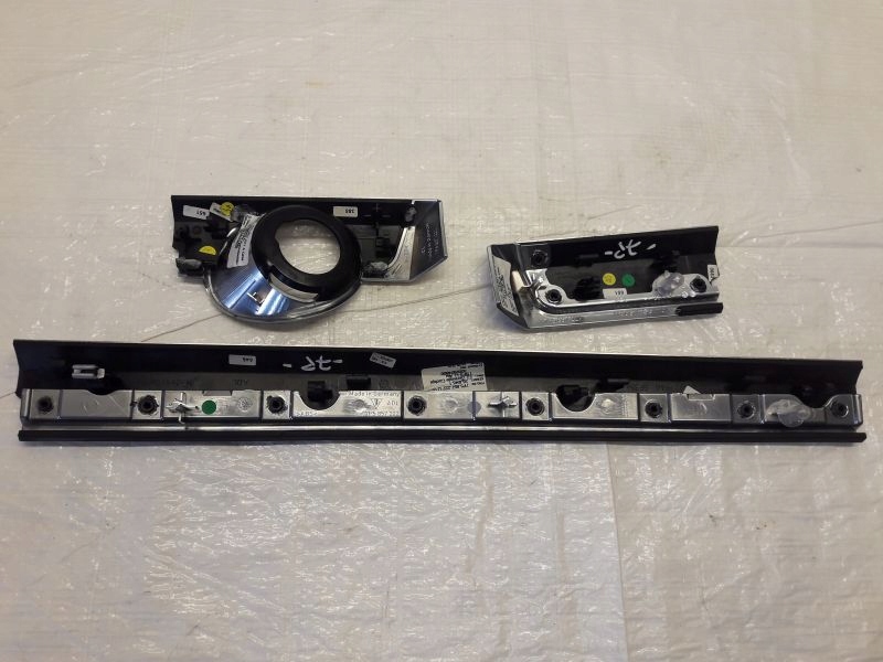 фото №6, Porsche cayenne 7p накладки dekor консоли