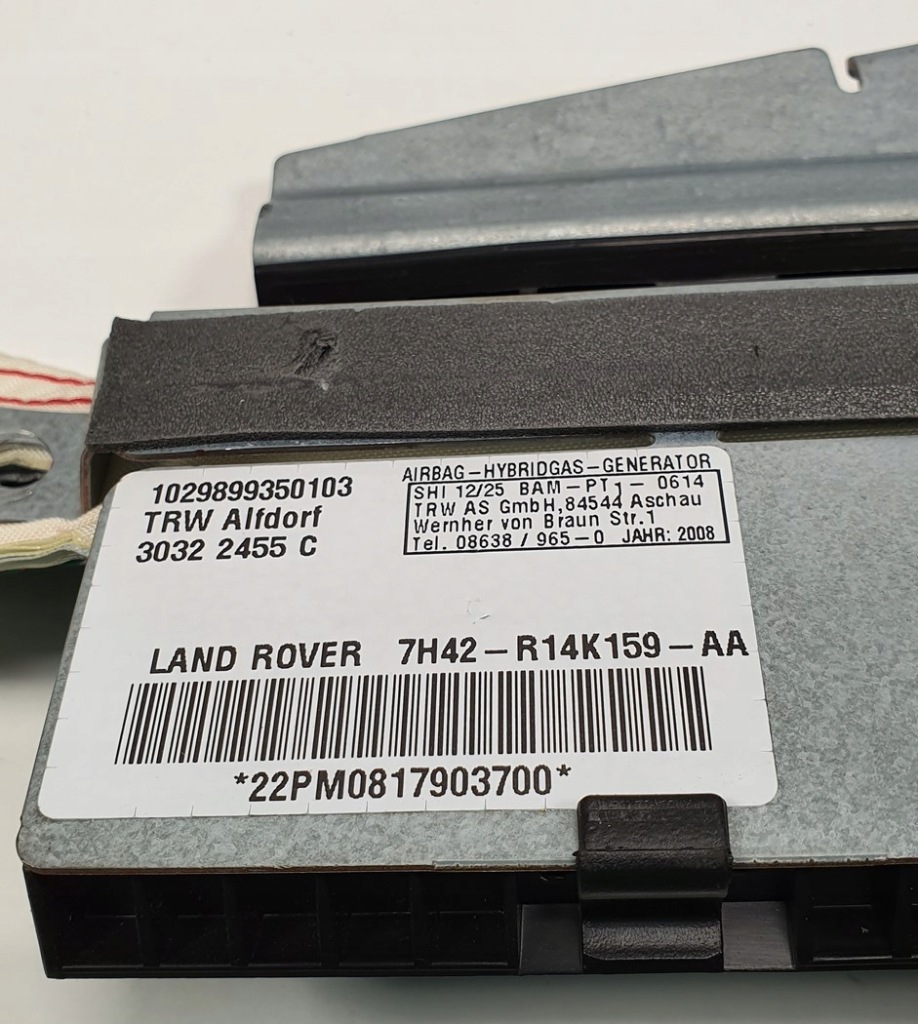 фото №5, Шторка безпеки подушка безпеки подушка land rover оригінальний номер 7h42-r14k159-aa