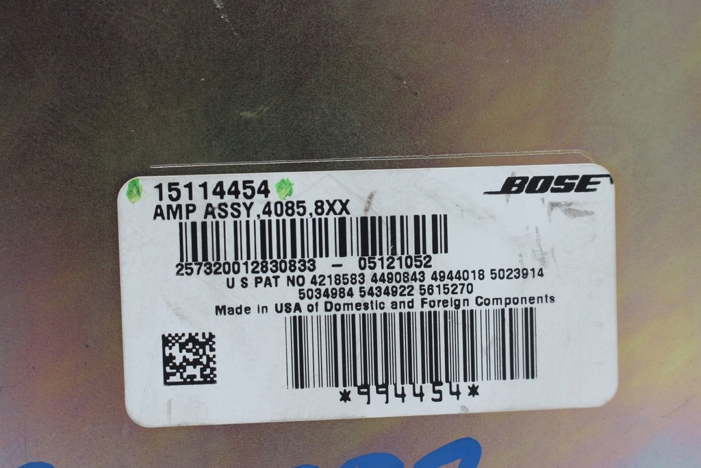 фото №8, Усилитель 15114454 cadillac escalade