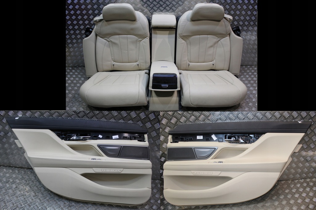 фото №1, Bmw g12 обивка заднее сиденье комфорт массаж обшивки задняя