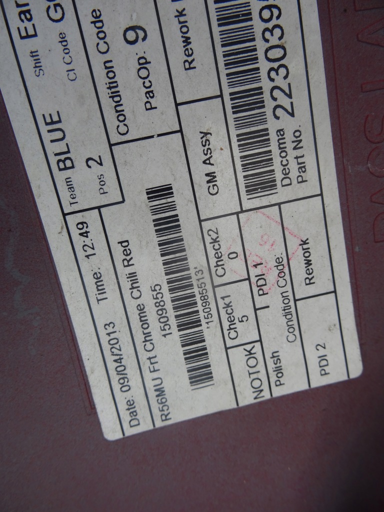 фото №8, Бампер mini cooper r56 lift 10-13 перед оригинал