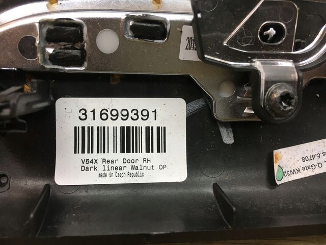 фото №5, Volvo s90 v90 dekor молдинг дверь правый задняя 31699391