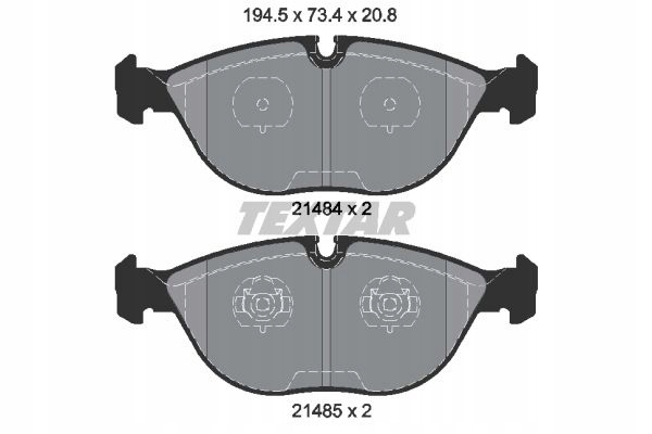 фото №1, Тормозные колодки ham. db p. w210 280- 550 4- matic- bentley continental