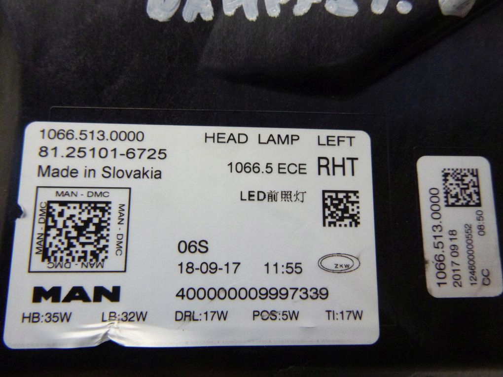 фото №6, Man lion's city lions full led лампа левая автобус