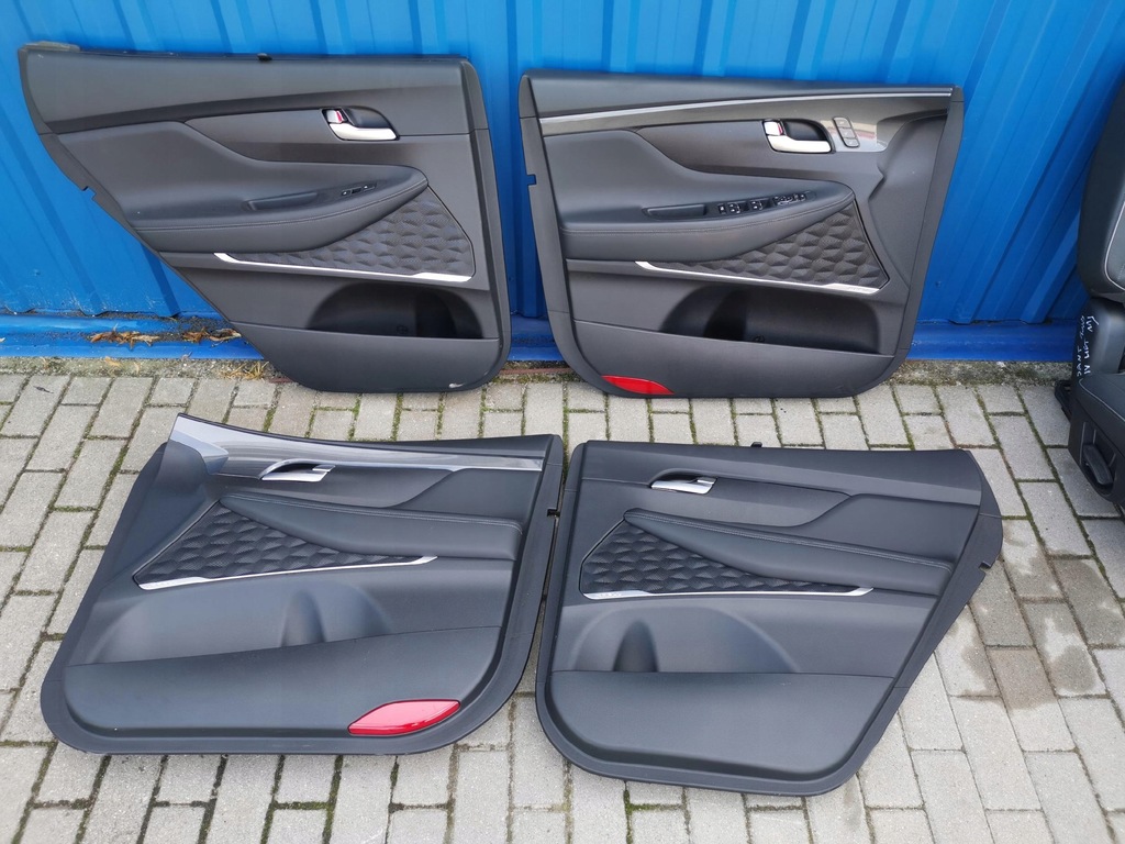 фото №7, Hyundai santa fe iv lift комплект сидений кожа сиденья заднее сиденье обшивки