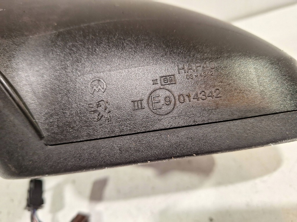 фото №6, Дзеркало зовнішнє ліва 96807037xt peugeot 207 9 pin 06-