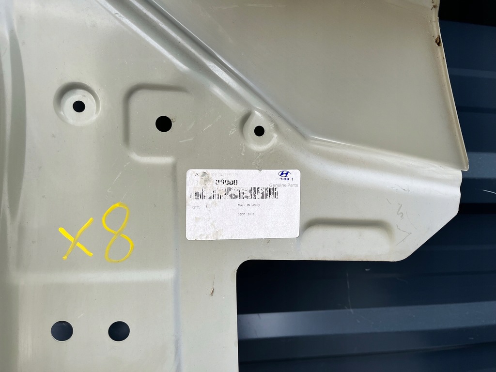 фото №9, Hyundai i10 ii 14-20r крыло блок двигателя обшивка порог