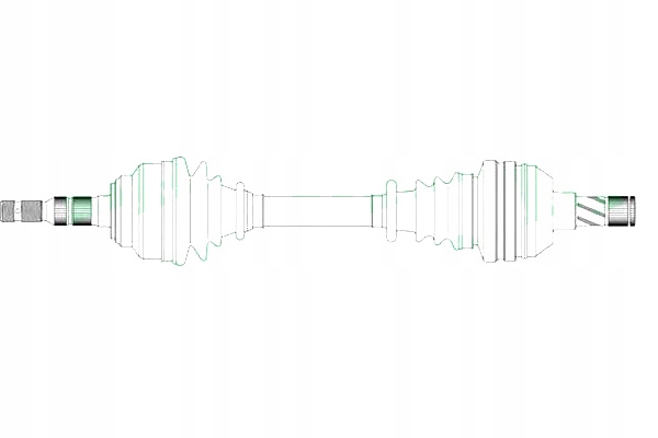 Привідний вал opel vectra b j96_vectra b estate j96_vectra b хетчбек lpr Ціна