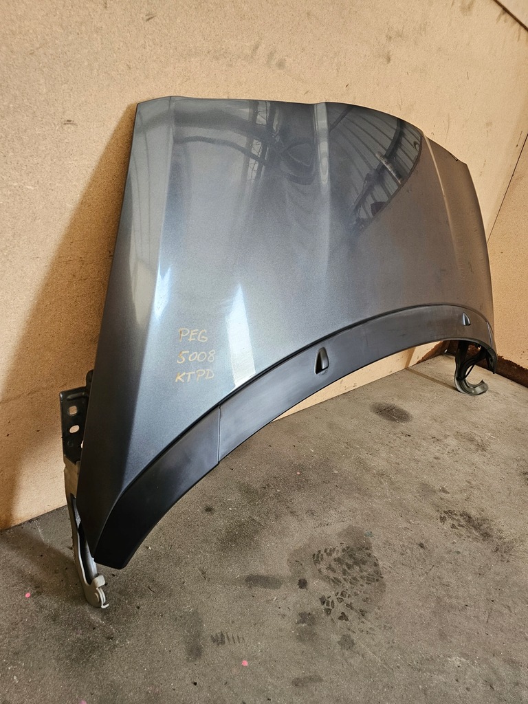 фото №4, Peugeot 5008 i 2009- капот крышка двигателя w цвет ktpd
