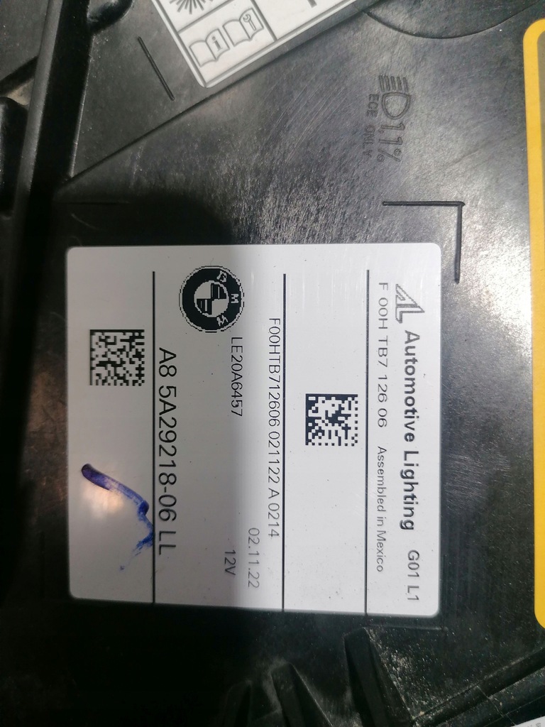 фото №15, Bmw x3 g01 lci x4 g02 lci лампа refletkor правый laser 5a29218