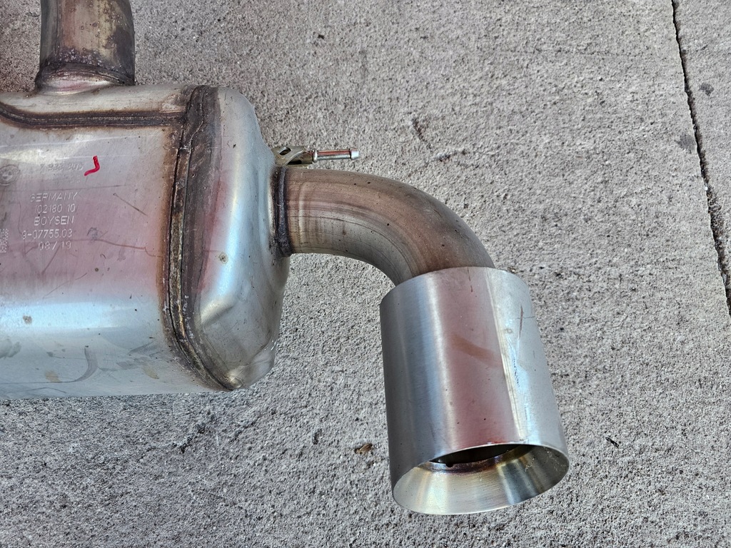 фото №7, Toyota gr supra a90 mk5 3.0i гаситель выхлоп конечный 7933805