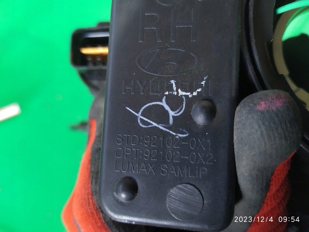 фото №12, Лампа правый перед hyundai i10 lift 92102-0x1