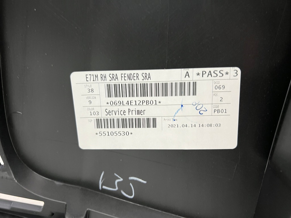 фото №6, Bmw x6 m power e71 крила передній правий перед оригінал новий 13-14