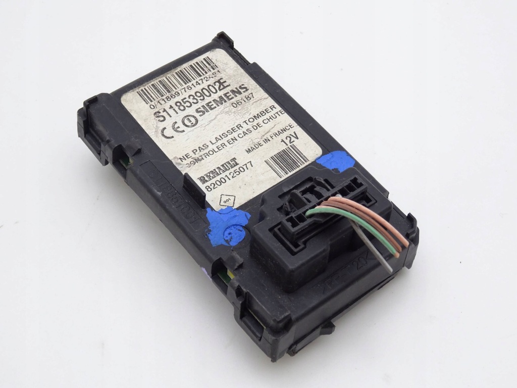 фото №1, Замок запалювання зчитувач карти renault grand scenic ii 8200125077 nr15