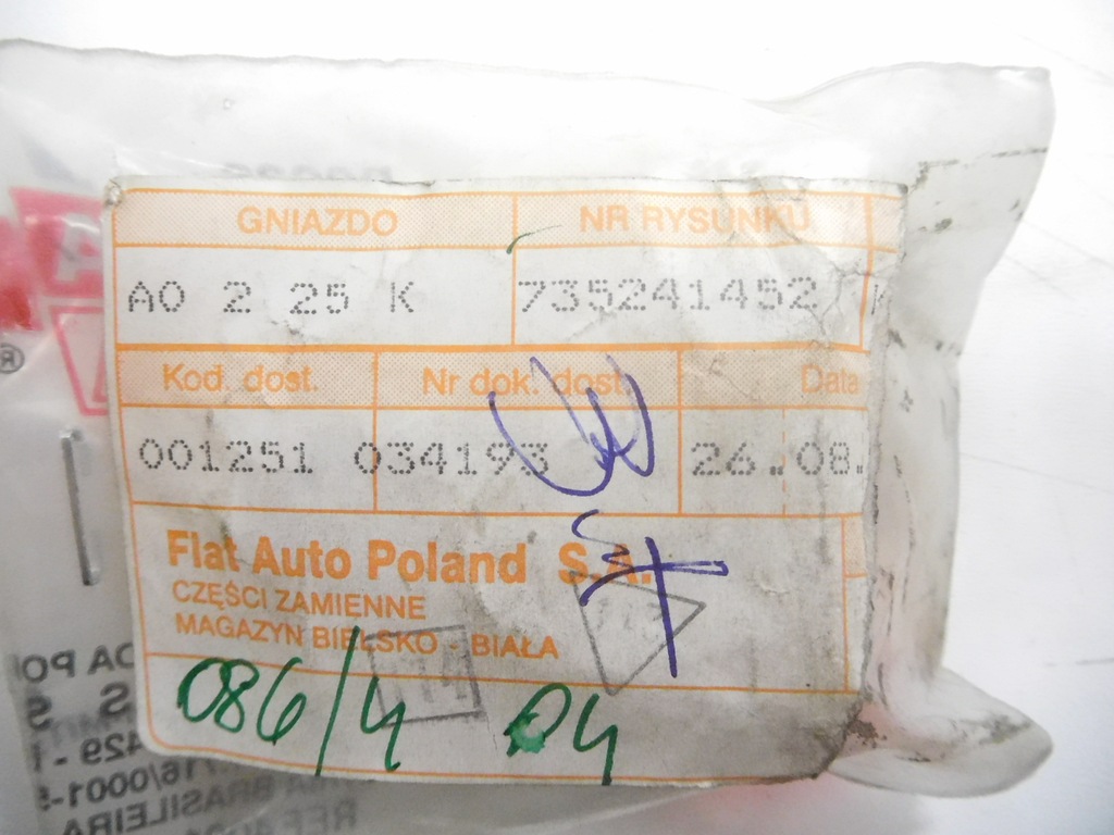 фото №11, Клипса кронштейн обивка fiat palio оригинальный номер 735241452