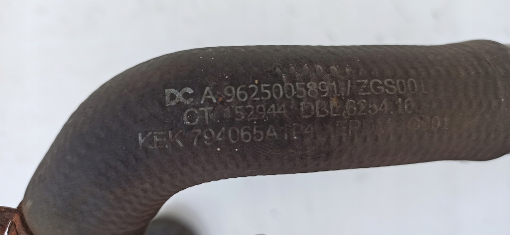 фото №11, Mercedes actros труба wąż шланг wody a9625005991