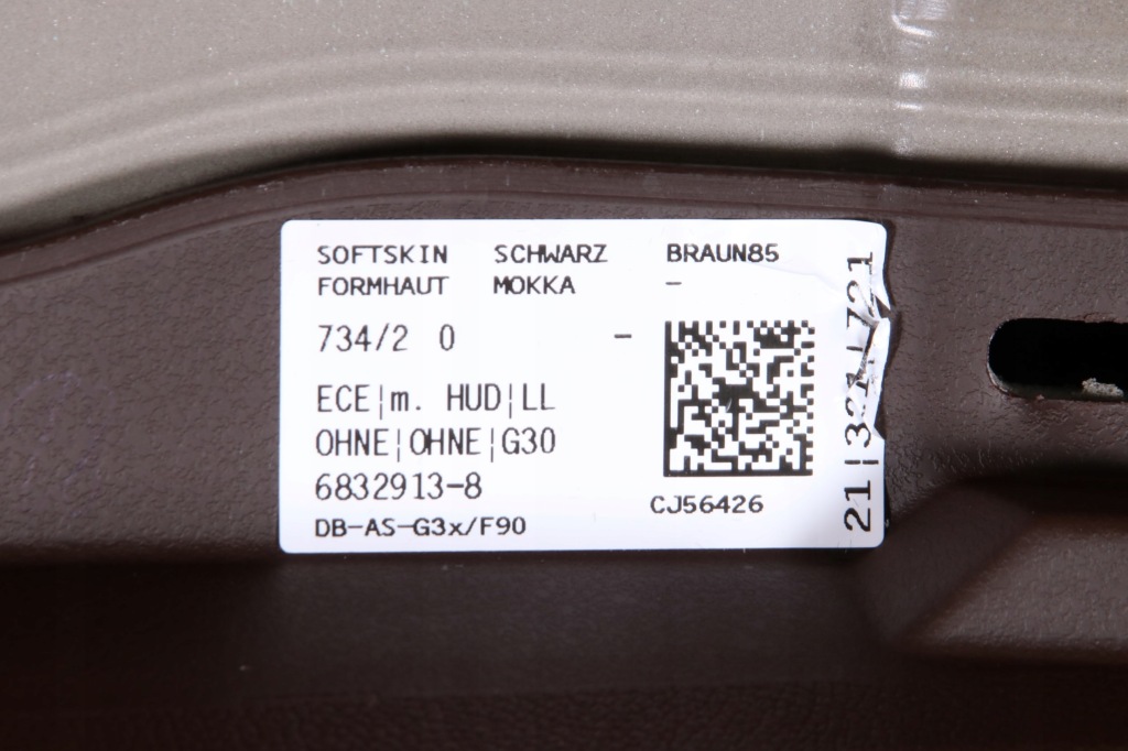 фото №13, Bmw g30 g31 lci оригинальная приборная панель приборная консоль sensatec mokka head up