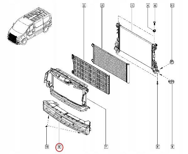 фото №6, Воздуховод воздуха trafic iii vivaro b14- oryg
