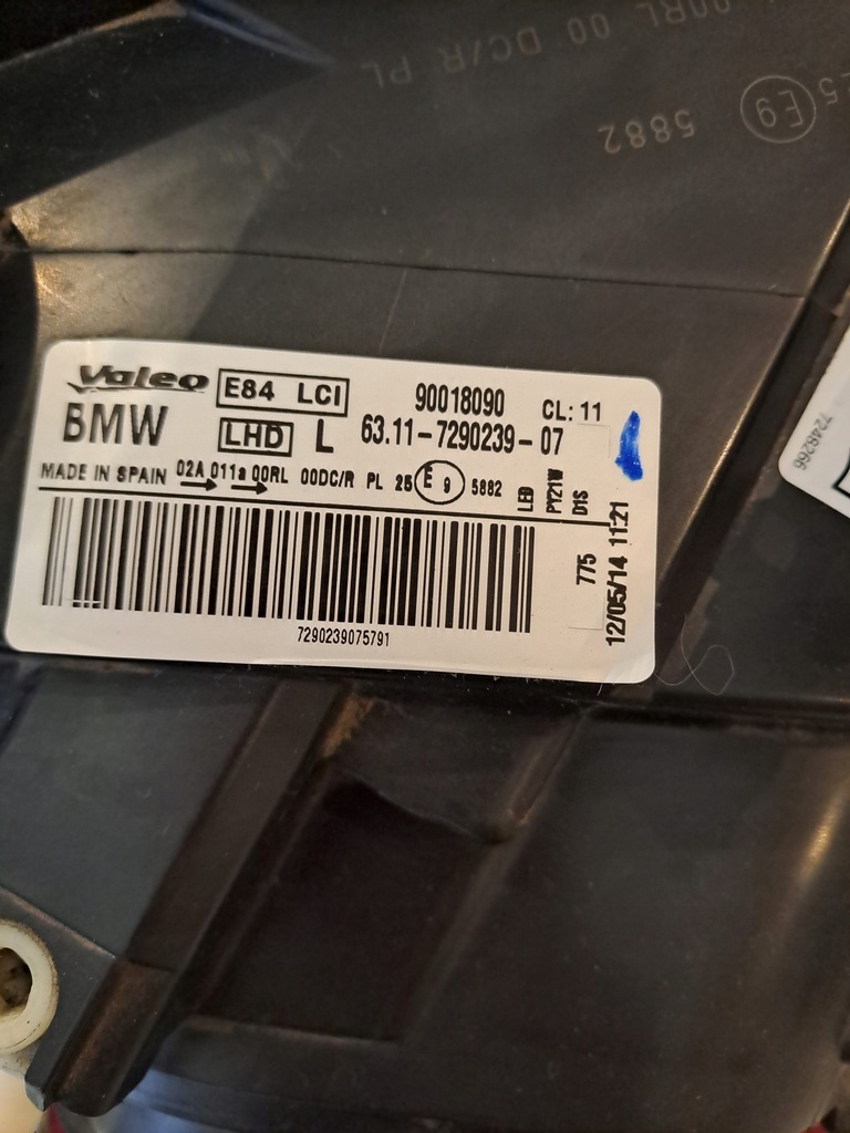 фото №5, Bmw x1 ксенон лампа левая перед