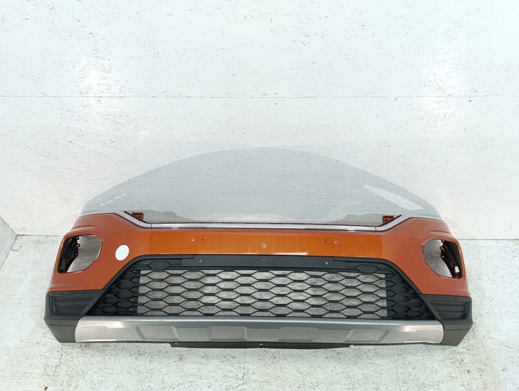 фото №10, Volkswagen vw t-roc t roc 2ga 17- бампер перед передній om super стан хром