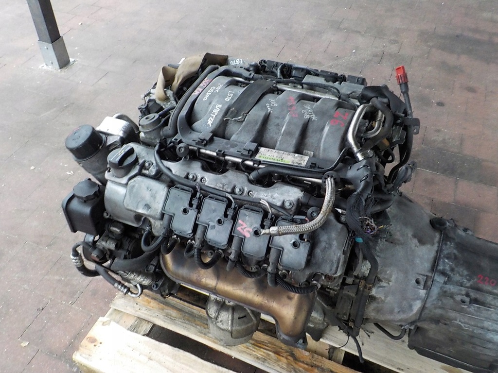 фото №9, Mercedes cls 219 06r 5.0 v8 306km двигатель 113967 kompletny film