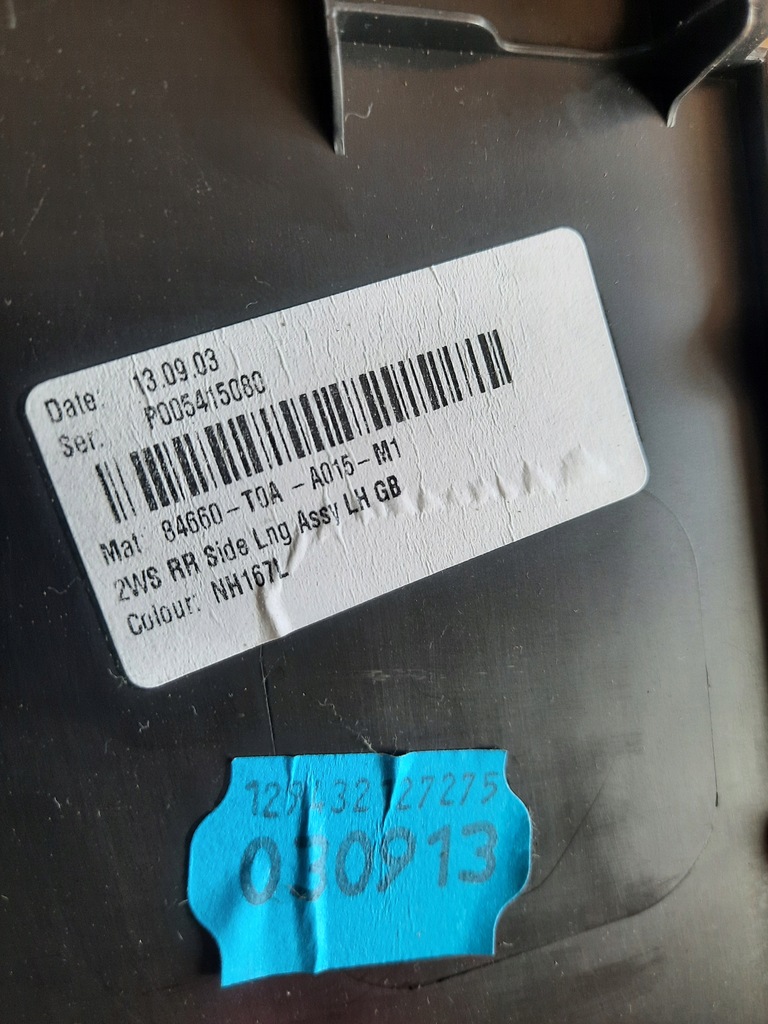 фото №10, Honda cr-v iv 12- обшивка багажника левый обивка 84660-t0a-a010-20