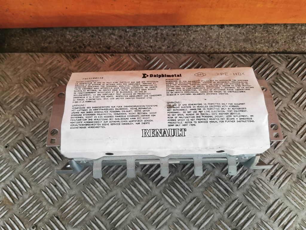 фото №1, Подушка безопасности пассажира renault clio iii fl оригинальный номер 8200961047