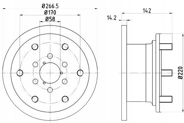 фото №3, Textar 2 x диск гальмівна 93019400