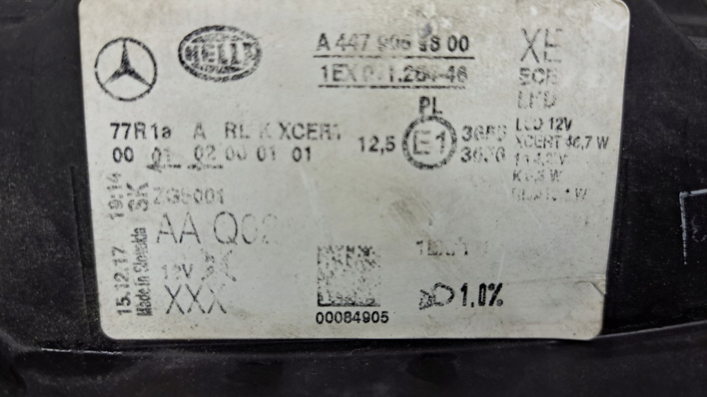 Mercedes v-klasa w447 full led фара передня Недорого