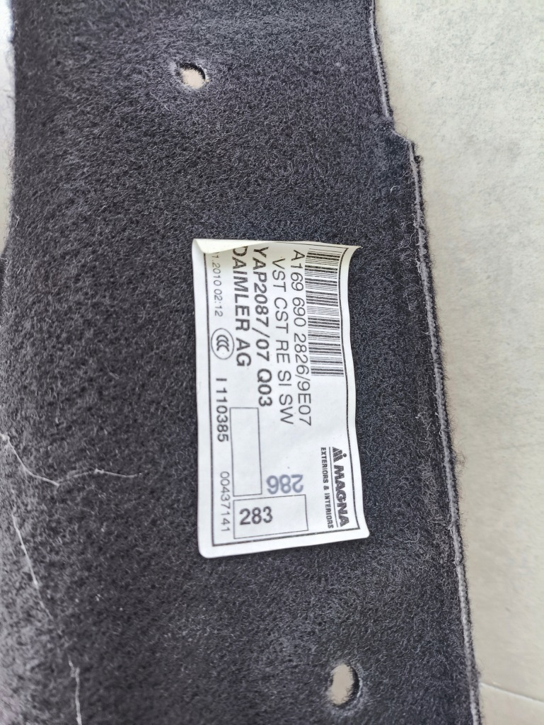 Mercedes w245 mercedes w245 карта багажника правий a1696902826 ? Київ