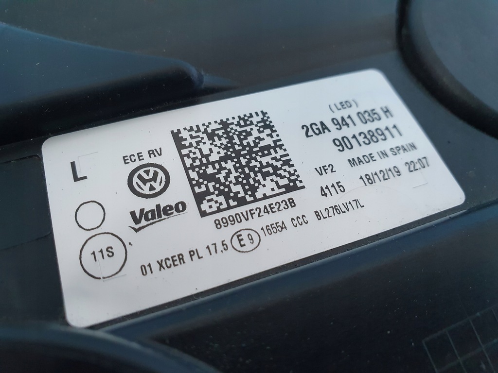 фото №7, Лампа vw t-roc 2ga ксенон левая перед передняя