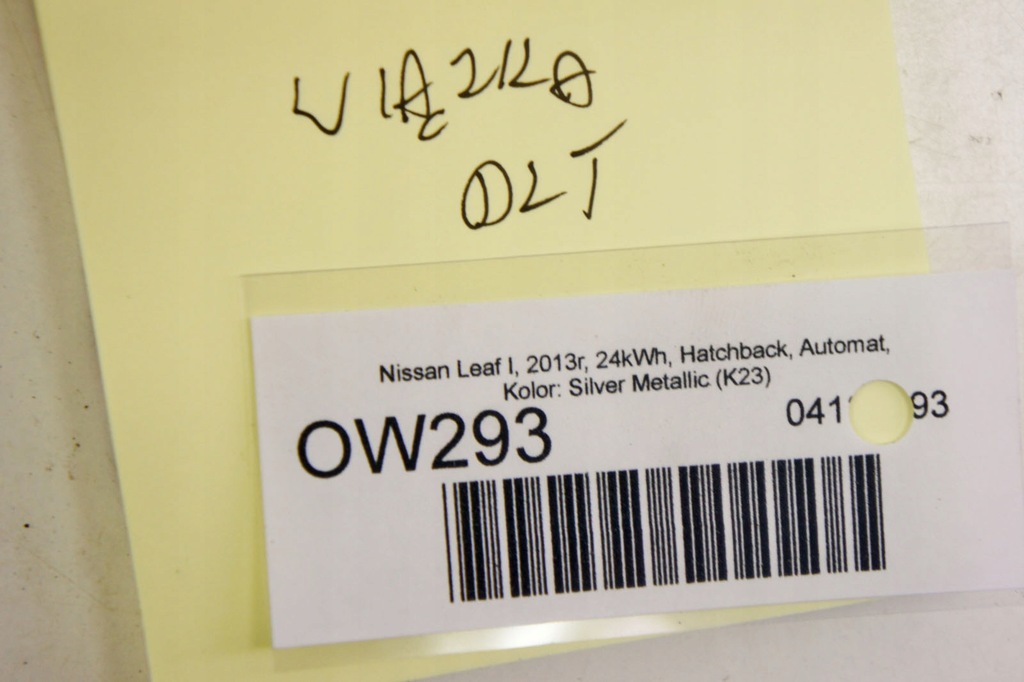 фото №6, Ow293 nissan leaf i ze0 жгут дверь левый задняя