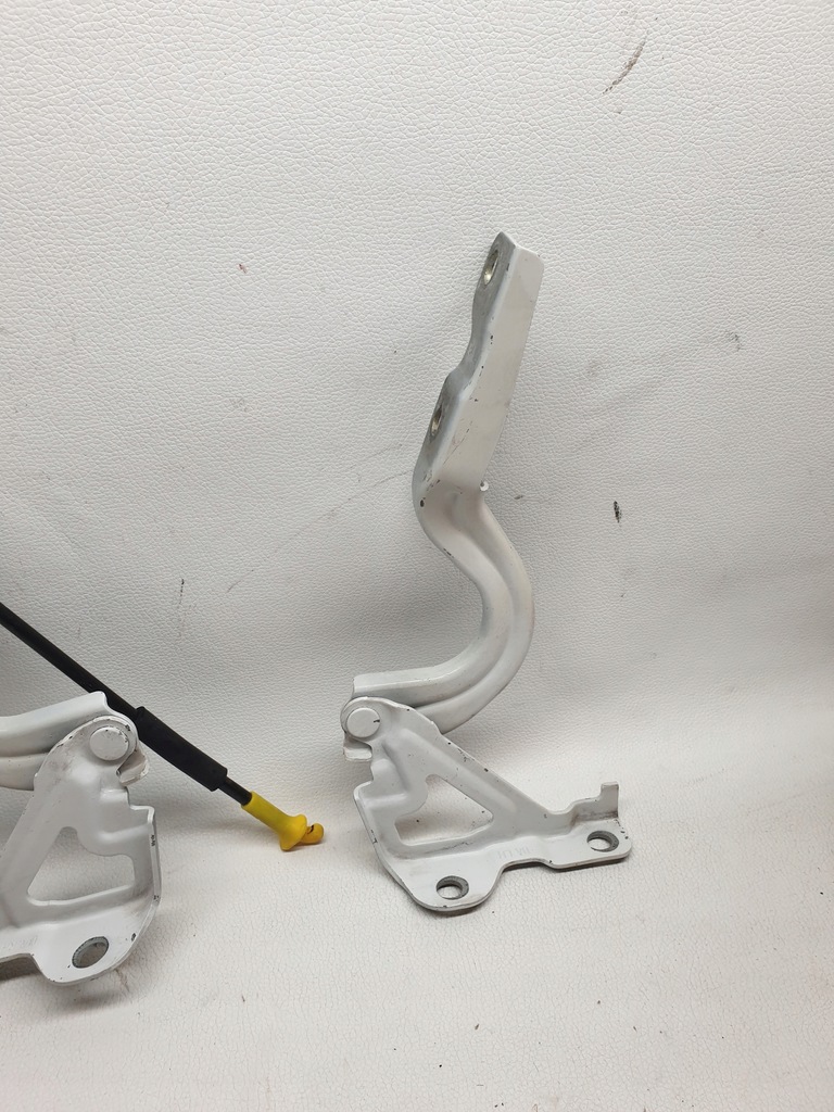 фото №8, Hyundai i10 ii 13-19 петлі капот перед лівий правий комплект білий