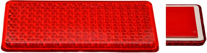фото №1, Отражатель красный прямоугольник do przyczep lawet e20