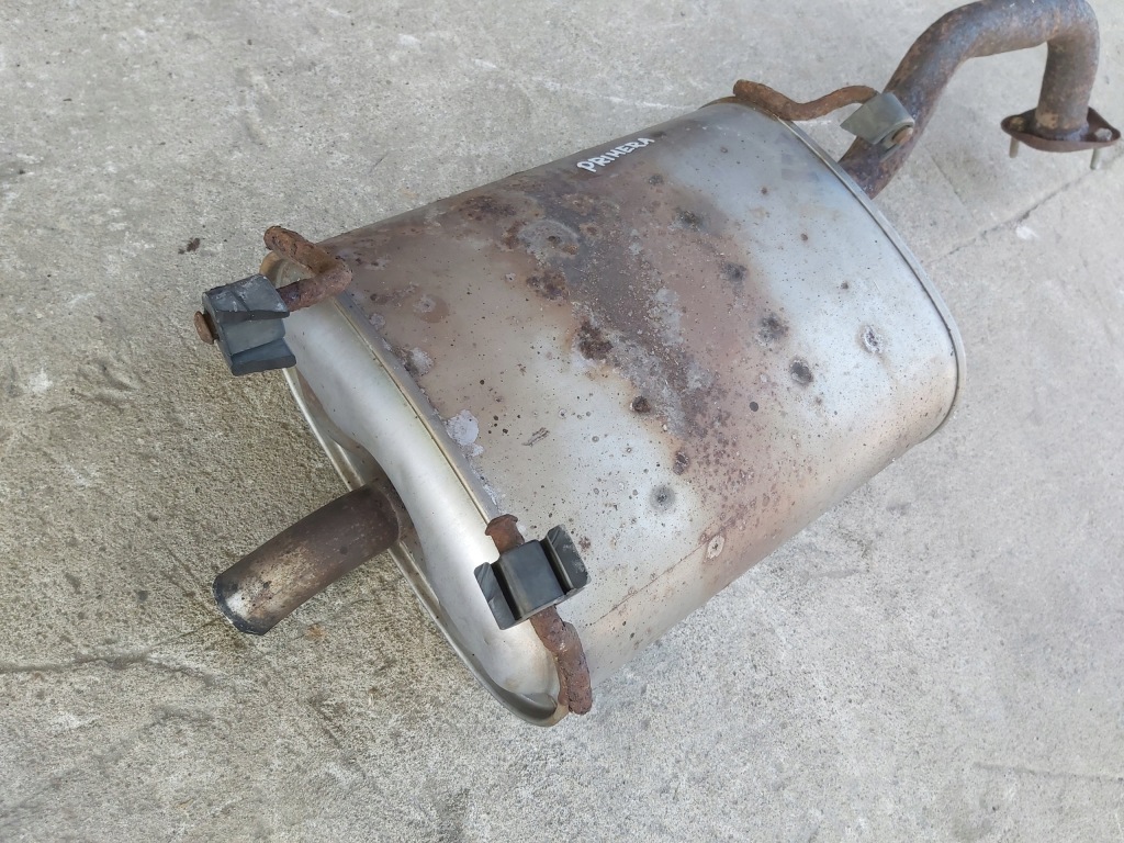 фото №6, Nissan primera p12 гаситель конечный оригинал выхлоп 1,6 1,8 20100-av600