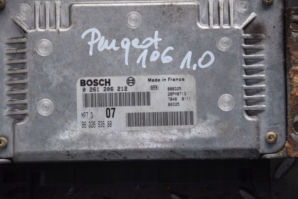 фото №2, Бортовий комп'ютер peugeot 106 0261206212