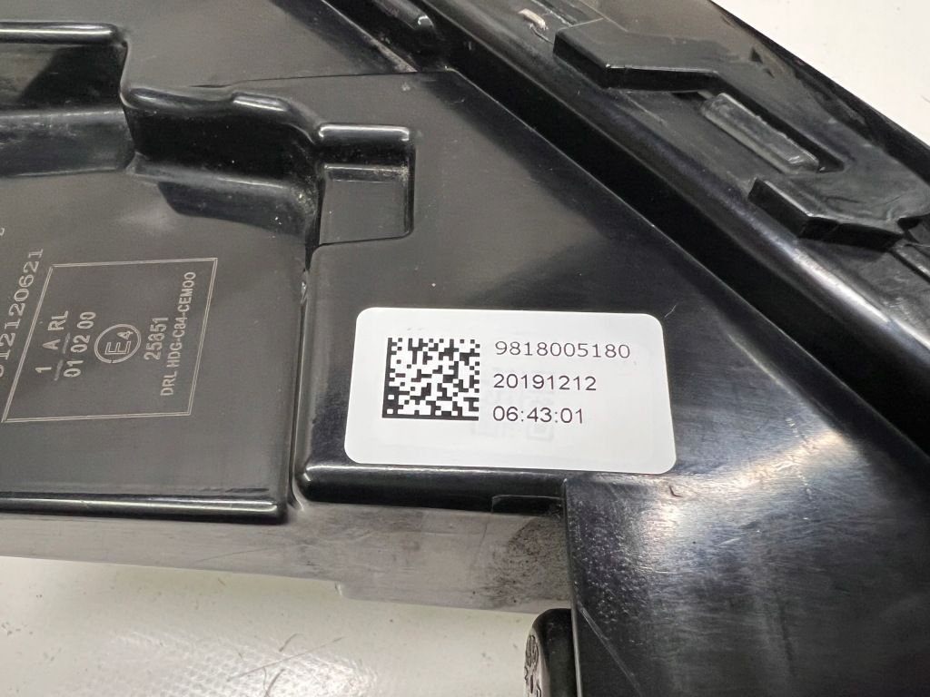 фото №10, Citroen c5 aircross противотуманная фара led drl левый 9818005180